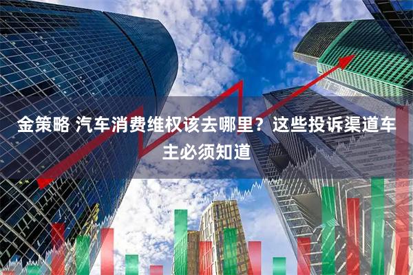 金策略 汽车消费维权该去哪里？这些投诉渠道车主必须知道
