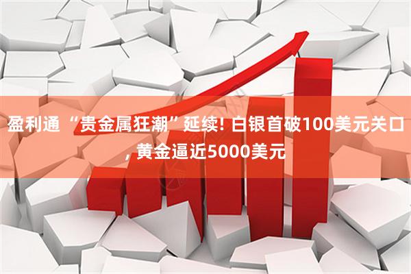 盈利通 “贵金属狂潮”延续! 白银首破100美元关口, 黄金逼近5000美元
